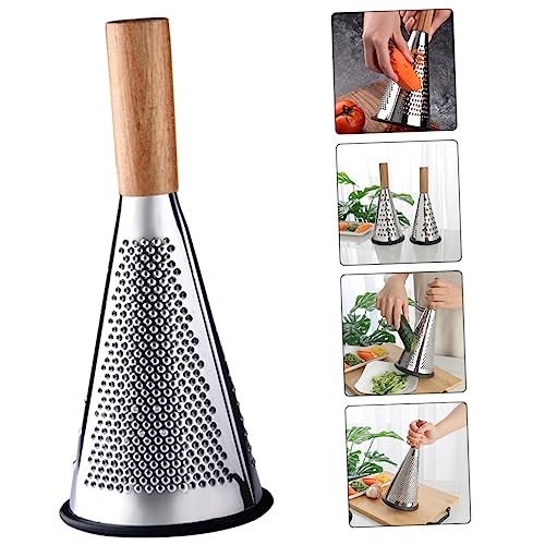 Rallador cónico de acero inoxidable con mango Amosfun miniatura 4