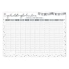 Verjaardagskalender confetti I DIN A2 I jaaronafhankelijk I permanente kalender voor meisjes, vrouwen, WG, het hele…