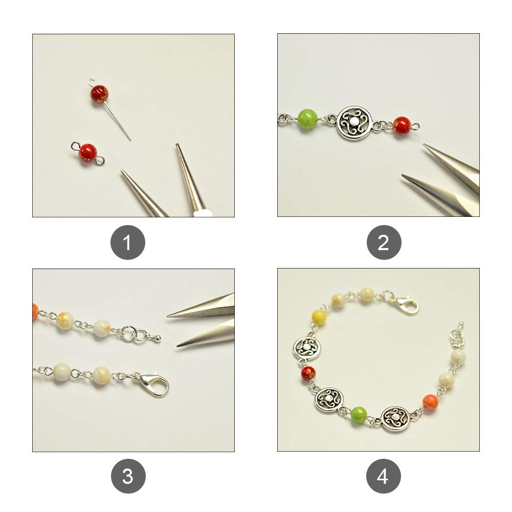 PandaHall - Lot De 120 Connecteurs En Filigrane Eronze Antique Pour