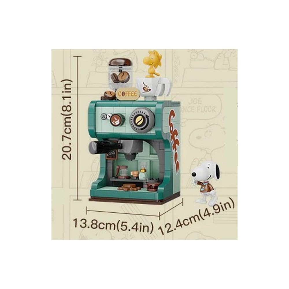 Amazon.com: PAN TASY Set Construction Figurine Peanuts Coffee