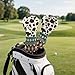 ELEQIN Hybrid Fairway 3/5 Woods Driver Headcovers Southwest Aztec Cow Print Leather Golf Club Head Covers for Outdoors Sports Golf Accessories Gift for Women Golfers Waterproof Surface Soft Lining