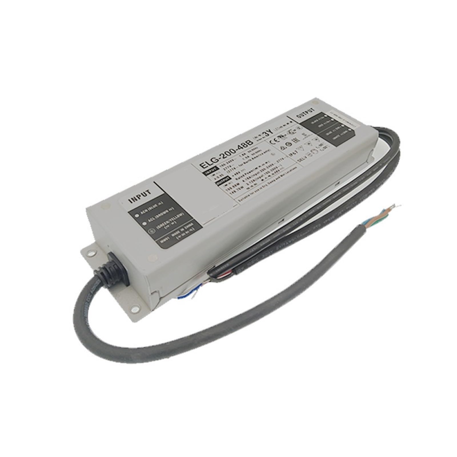 Driver LED 200W 24V ELG-200-24 transformateur étanche IP67