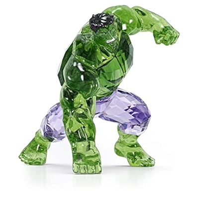 Swarovski Figura Decorativa de Hulk Cristales Tallados Colección Marvel de Swarovski