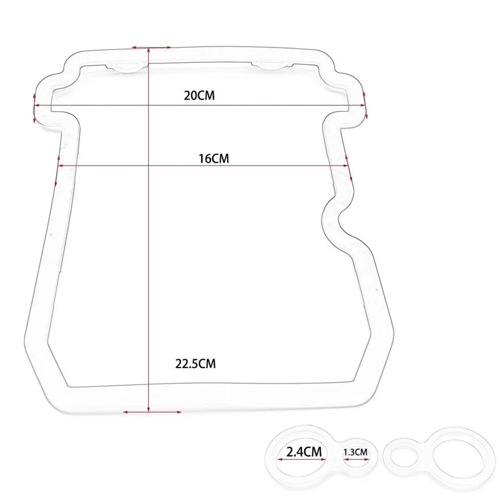 11061 0282 Guarnizione Coperchio Testata Per Kawasaki EX250, Per Ninja 250 2008-2012, EX300, Per 300 2013-2017 GUARNIZIONE CAMBIO