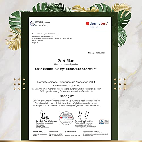 Bio Hyaluron Serum Gesicht 100ml – Skincare Anti Aging Serum mit Aloe Vera für alle Hauttypen - Aufpolsterndes… - Image 7