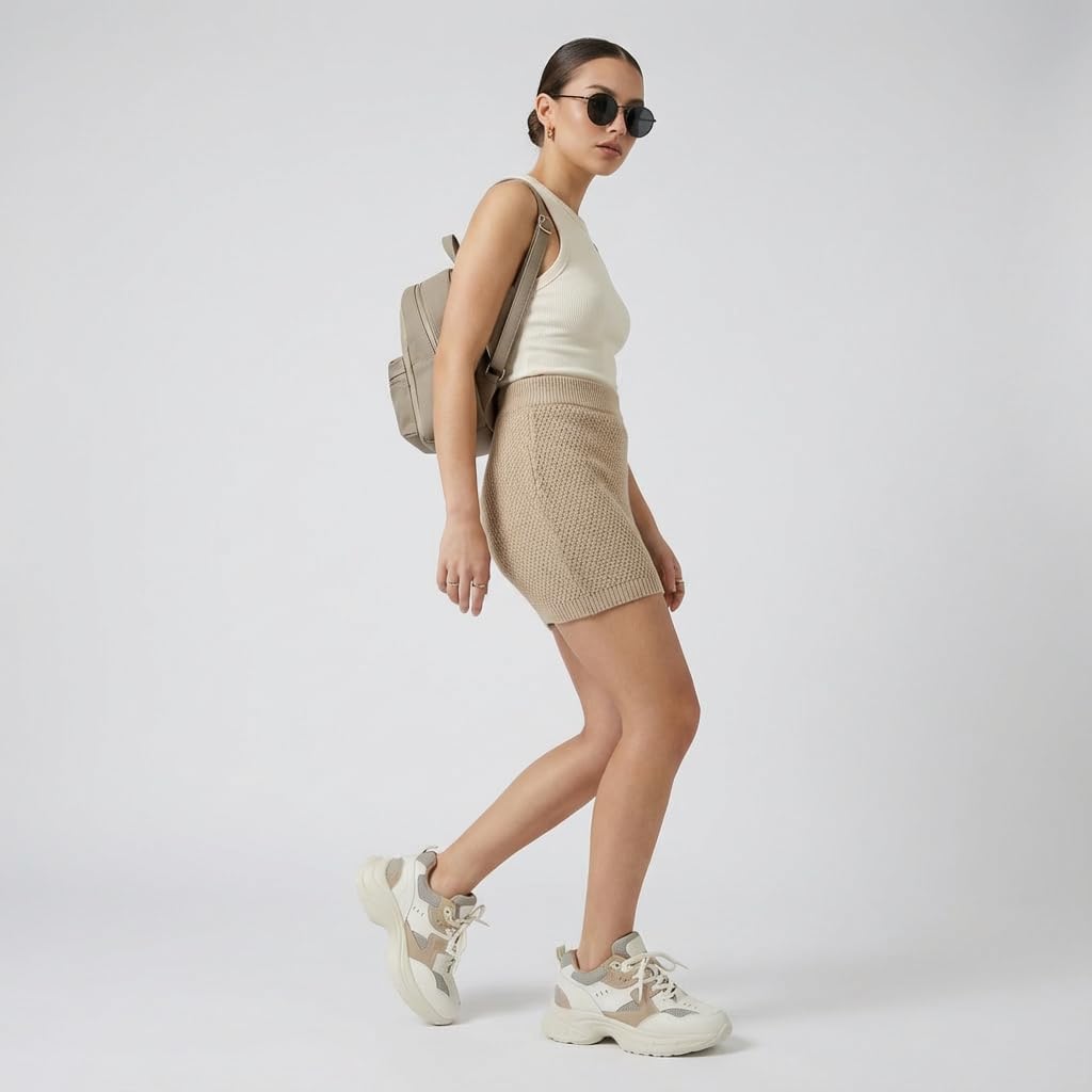 CUSHIONAIRE Women's Strike Chunky Sneaker +Memory Foam, Wide Widths Available - Image 6