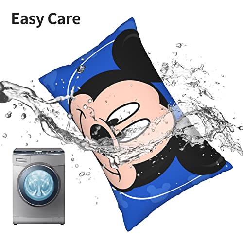 Wowusuo Cute Pillowcases Cartoon Kids Queen Size Pillow Cases Set Of 2 Standard Size Double Sided Pillow Cover 20X30 Inch One Size #TOP6