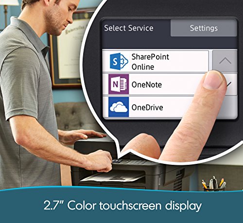 Brother MFC-L2750 All-in-One Wireless Monochrome Laser Printer for Home Office - Print Copy Scan Fax - 2.7" Touchscreen LCD, Auto Duplex Print, Speed Up to 36 ppm, 50-Sheet ADF, Broage Printer Cable - Thumbnail 6
