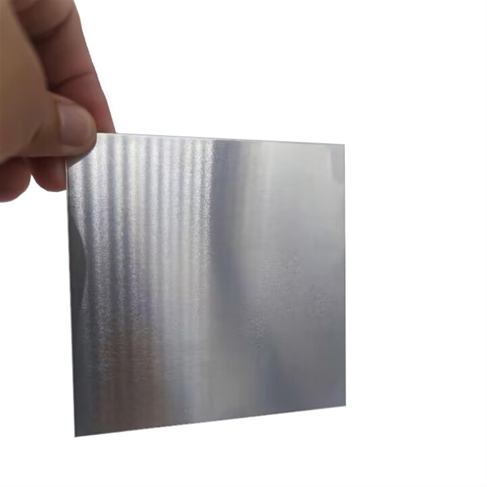 5052 Aluminium-Gravurplatte, flaches Blech, Dicke 3–10 mm, mehrere Größen, 2er-Pack (6 x 100 x 100 mm, 2 Stück)(10x200x200mm)