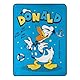 Northwest Disney’s Donald Duck Micro Raschel Überwurfdecke, 116,8 x 152,4 cm, Lucky Duck
