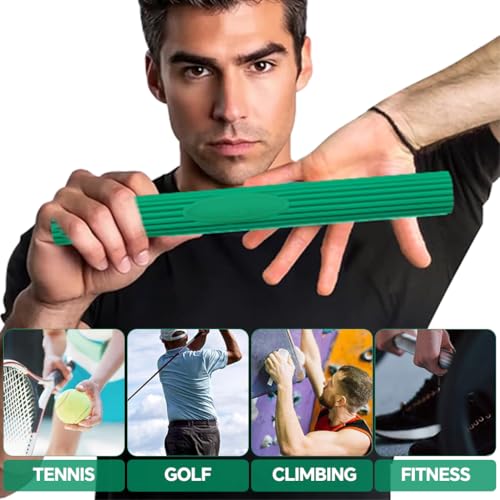 Image of Proberos 15 Lbs Resistance FlexBar, 12.4 Inch Twist Bar, Hand and Forearm Strengthener, TPR Forearm & Hand Strengthener for Tennis Elbow, Golfers Elbow Pain Relief, Injury Rehab, Fitness & Travel Use