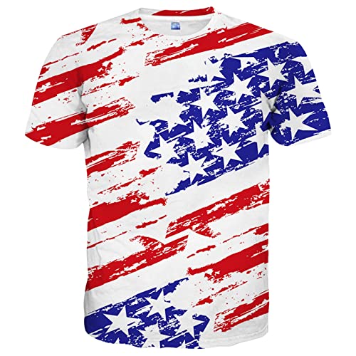 Yasswete - Maglietta a maniche corte, unisex, con stampa 3D - - XX-Large