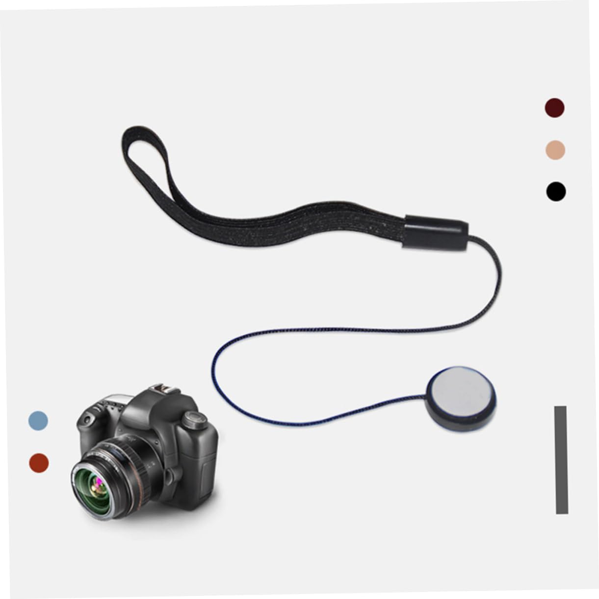 HEMOTON 60 Pezzi Copriobiettivo Anti-Separazione Corda Da Trekking Per La Fotografia Copriobiettivo Cinghia Protezione Della Fotocamera Per Cordino Cinturino