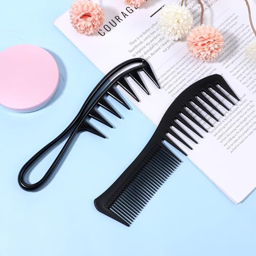 Set de 4 Peines Anchos para Cabello Rizado Antiestático miniatura 4