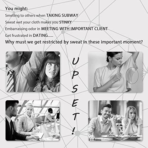 Tinkle Dri Disposable Underarm Sweat Pads for Men & Women, 20 Pads (Pack of 1), Extra Large, Underarm Armpit Sweat Perspiration Pads Shield Adhesive Garment - Dress Guards Sweat... - Image 4