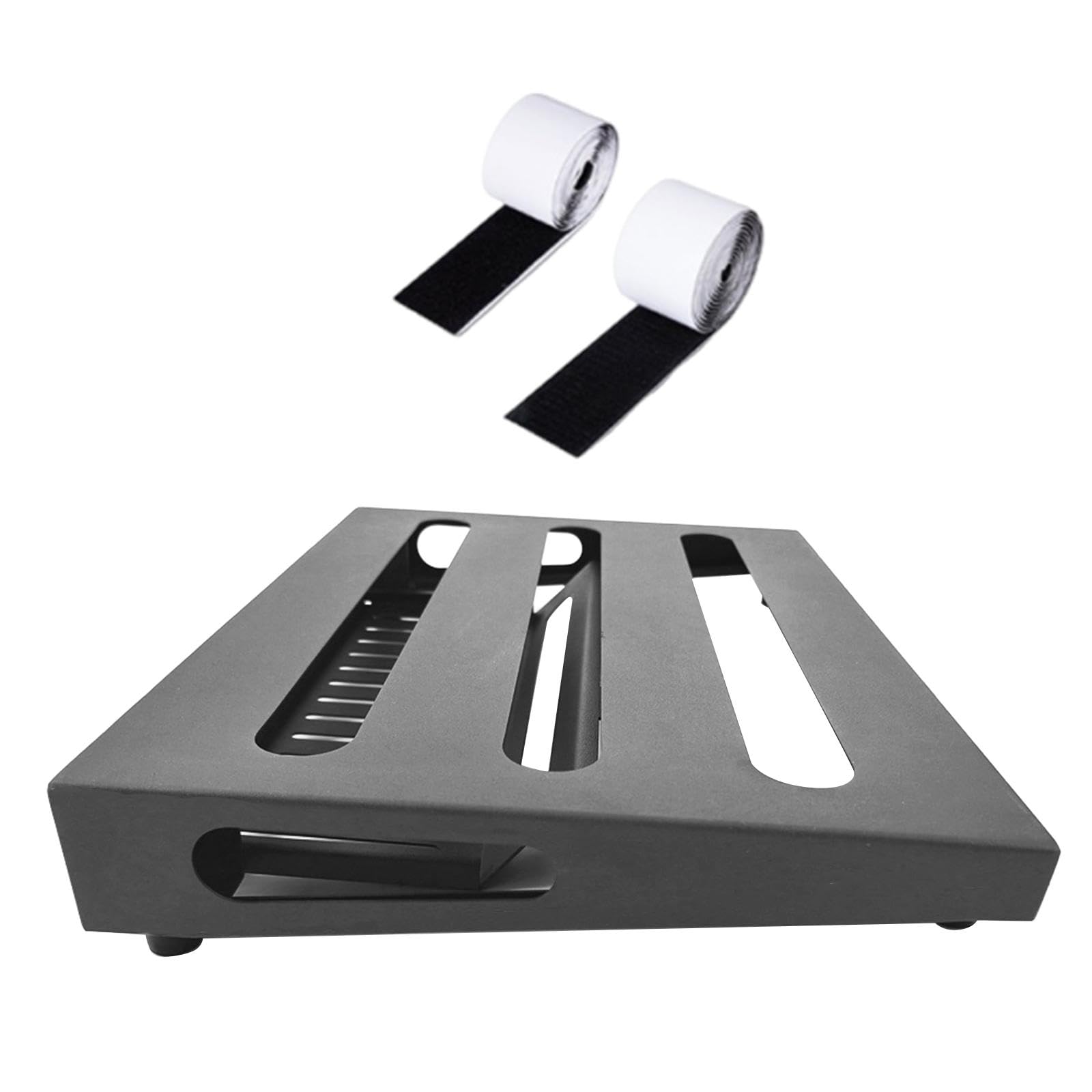 Colaxi Guitar Effect Pedalboard Alloy Anti Slip Portable Sturdy Stable Detachable Bass Pedalboard for Musical Instrument Accessories, S