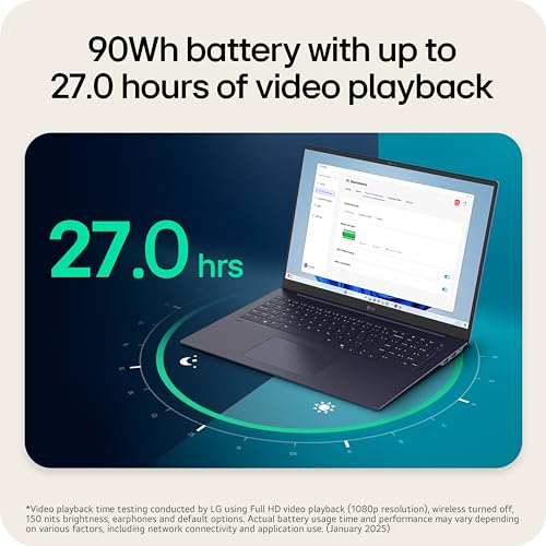 Image of LG gram Pro 16-inch Lightweight Laptop Computer, Intel Evo Edition Powered by Intel Core Ultra9 285H Processor with GDDR7 8GB, NVIDIA RTX5050, Windows 11 Home, 32GB RAM, 2TB SSD, Black