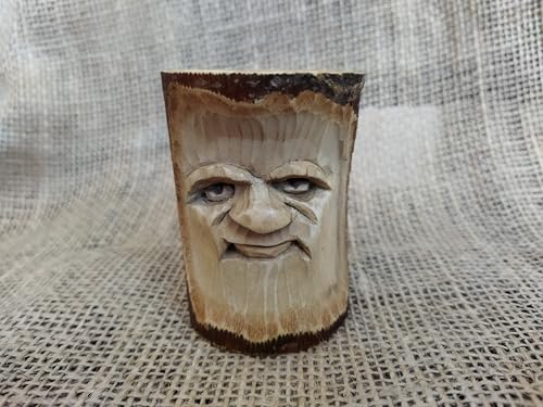 Enchanted Forest Spirit Wooden Statuette - Hand-Carved Linden Artistry - Image 2