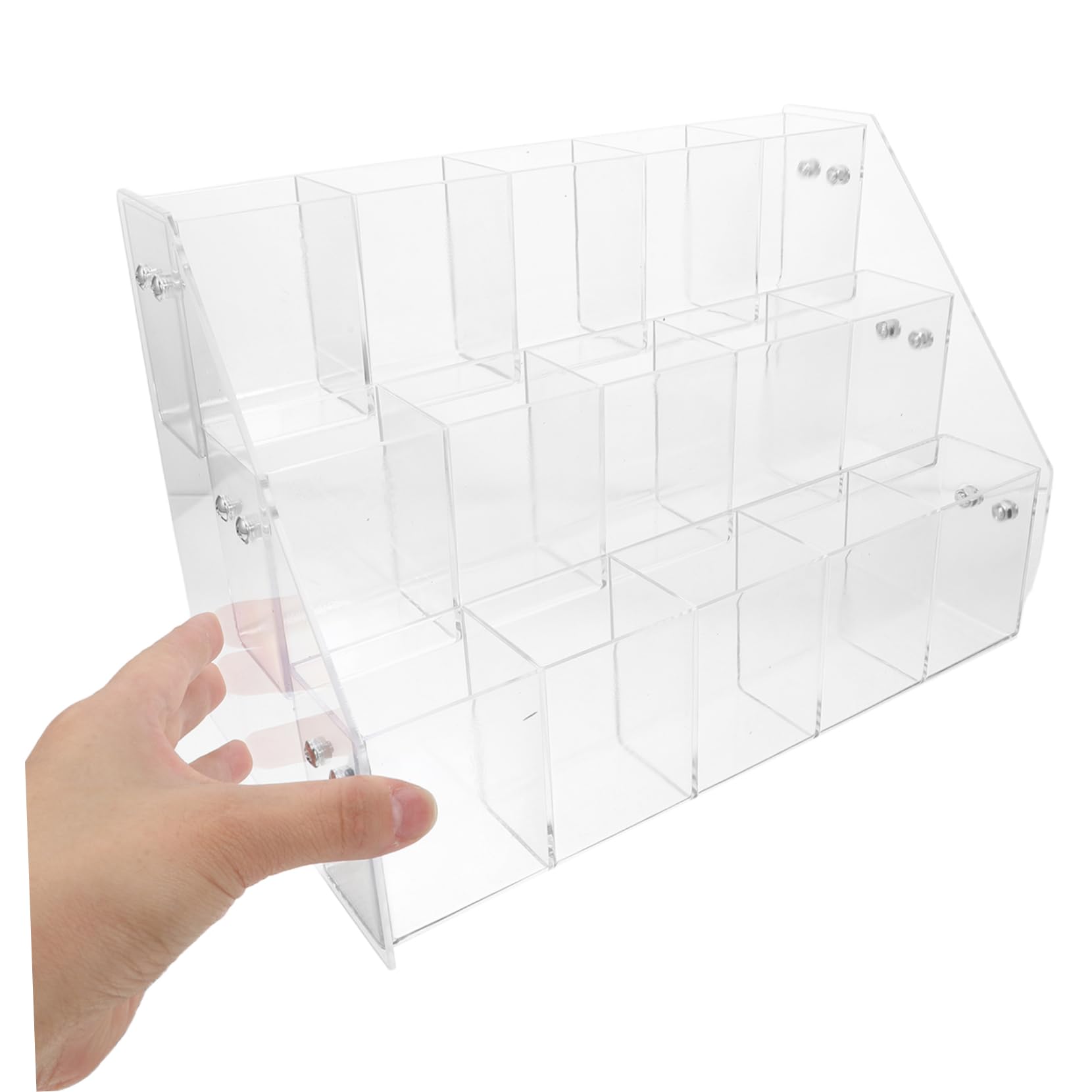 Mipcase Espositore Portapenne in Acrilico Organizer Per Penne e Matite Espositore Per Cancelleria Da Ufficio e Scuola Contenitore Per Articoli Artistici