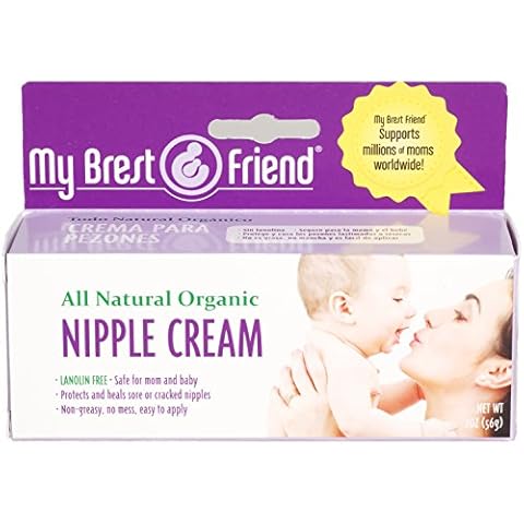 My Brest Friend All Natural Nipple Cream, Ivory, Lanolin Free, 2 Oz Cover