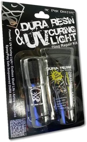 Phix Doctor UV Flashlight w/Dura Resin Epoxy Polyester Ultraviolet Resin Hardening Light