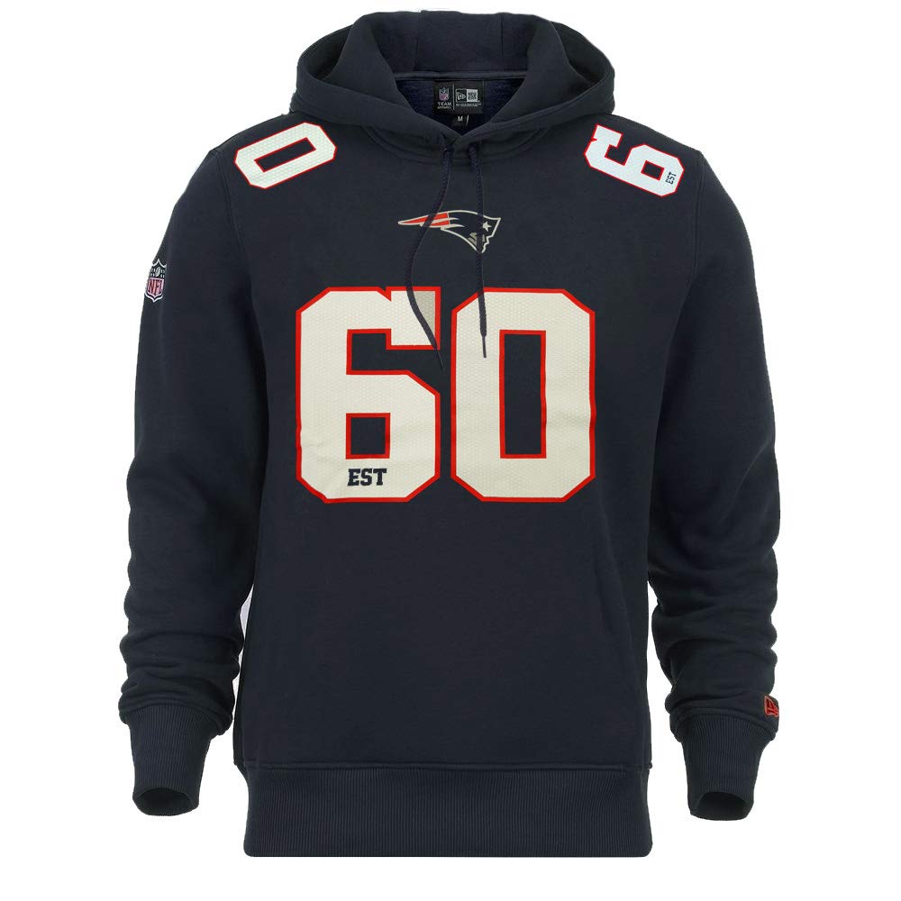 New Era New England Patriots NFL Established Number Navy Hoody