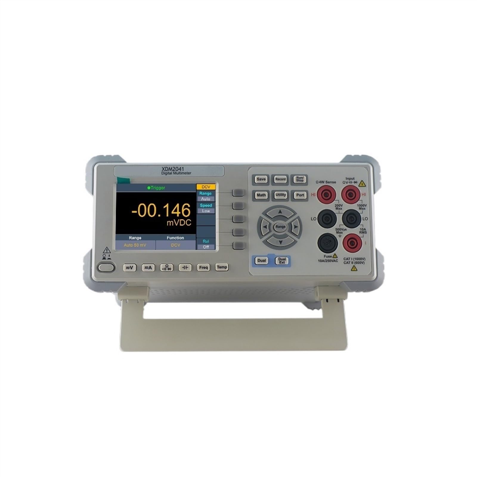 XDM2041 4 1/2 Vero RMS Multimetro digitale da banco Tensione CA Corrente Temperatura Resistenza Frequenza 55000 conteggi RS232