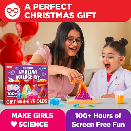 Doctor Jupiter Girls' First Amazing Science Kit for Kids Ages 4-5-6-7-8 | Birthday Gift Ideas for 4+ Year Old Girls | Learning & Educational Projects | STEM Toy with 100+ Experiments - Image 9