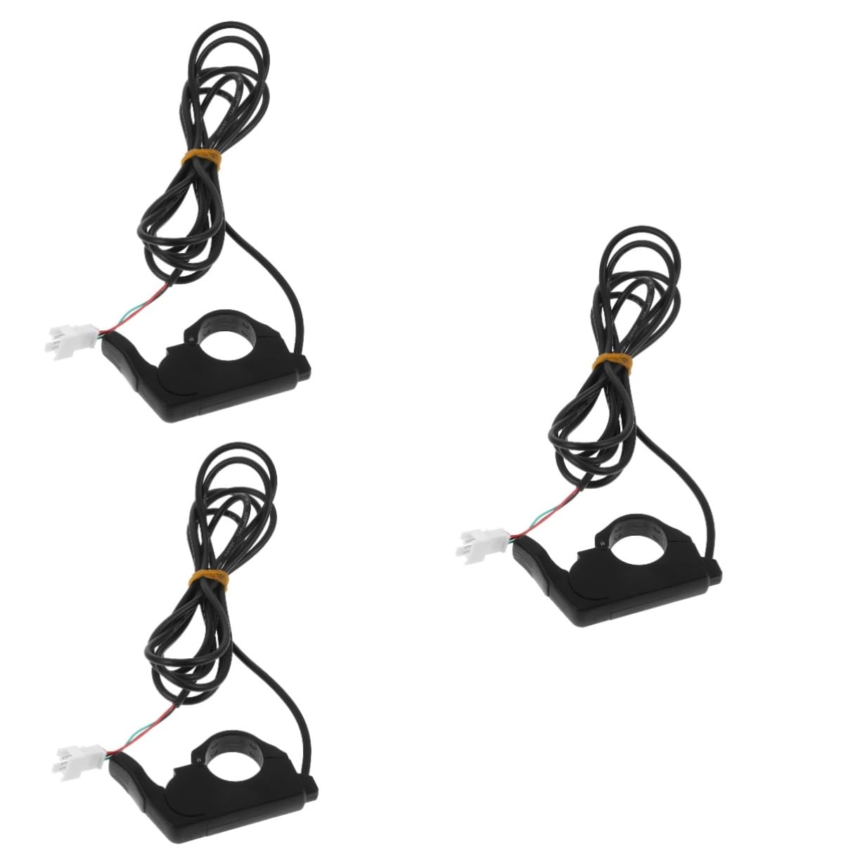 Mobestech 3pièces Accélérateur à Pouce pour Vélo Électrique Et Trottinette Commande De Vitesse Précise Installation Facile avec Connecteur