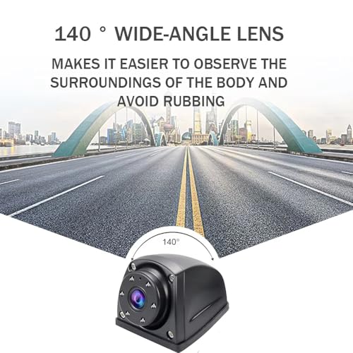 Caméra de recul AHD 1080p avec 5 LED infrarouges et boîtier robuste - 5