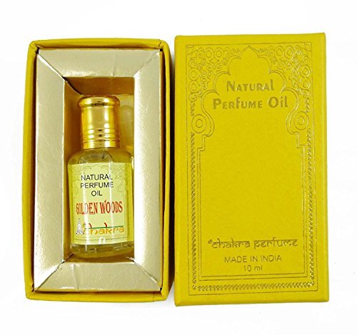 Chakra 100% Pure Natural Perfume Fragrance Golden Woods Oil 10ml