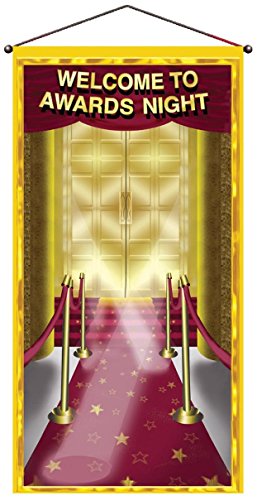 Beistle Awards Night Door/Wall Panel, Multicolor, One Size