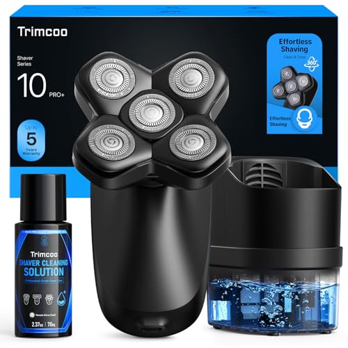 Rasoir de tête électrique étanche IPX7 pour la douche avec écran LED