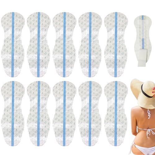 Almohadillas menstruales de 10 piezas para natación, almohadillas de tangas impermeables bragas, parches privados para trajes de baño para mujeres y panty lingerías/barrera, revestimientos de tanga