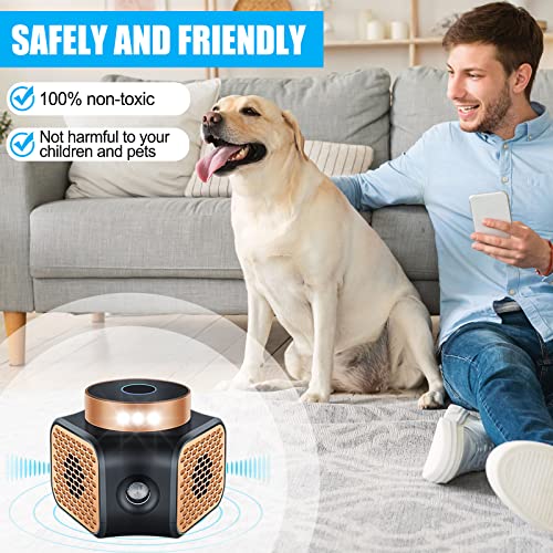 4 Pack Mouse Repellent Ultrasonic Rodent Repellent Indoor Mice Repellent Plug In Squirrel Pest Repeller Electronic Mouse Deterrent 9 Strobe Lights Predator For Attic Garage House Apartment (Brown) #TOP5