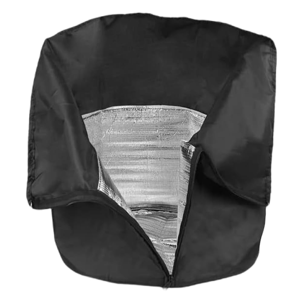 1/3 Pack Frost Protection Bags Potted Plants Protective Bag with Drawstring & Zip Thermal Pot Protection Plant Insulation Cover Winter Protection for Potted Plants (3 Pcs)