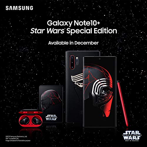 Samsung Galaxy Note 10+ Plus Star Wars Special Edition Factory Unlocked Cell Phone with 256GB (U.S. Warranty), Aura Black Note10+