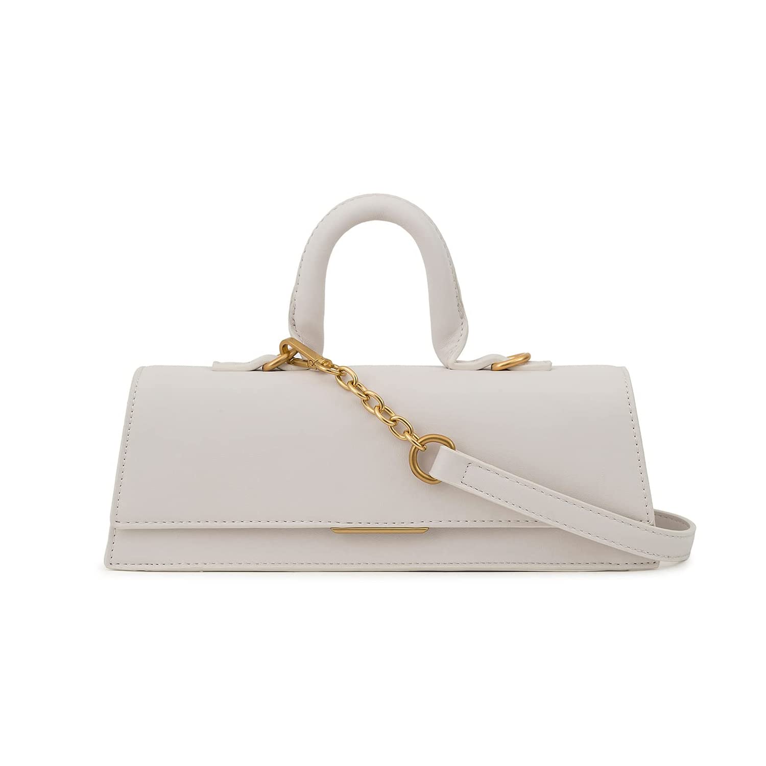 Miraggio Elsie Structured Top-Handle Bag for Women with Detachable Shoulder Strap (White) (B09RB6J4RD) Amazon Price History, Amazon Price Tracker