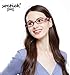 SOCTICK Reading Glasses 4 Pairs Fashion Ladies Readers Spring Hinge with Pattern Print Multicolor Eyeglasses for Women +2.5