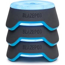 BlazePod Mini Kit 3 Reaction Training Light Pods - for Reflex, Agility and Speed Training, App-Controlled Interactive Sports Training System for Athletes, Fitness, Home Workouts and 1-on-1 Coaching