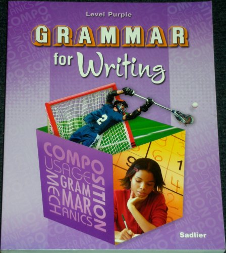 GRAMMAR F/WRITING-LEVEL PURPLE