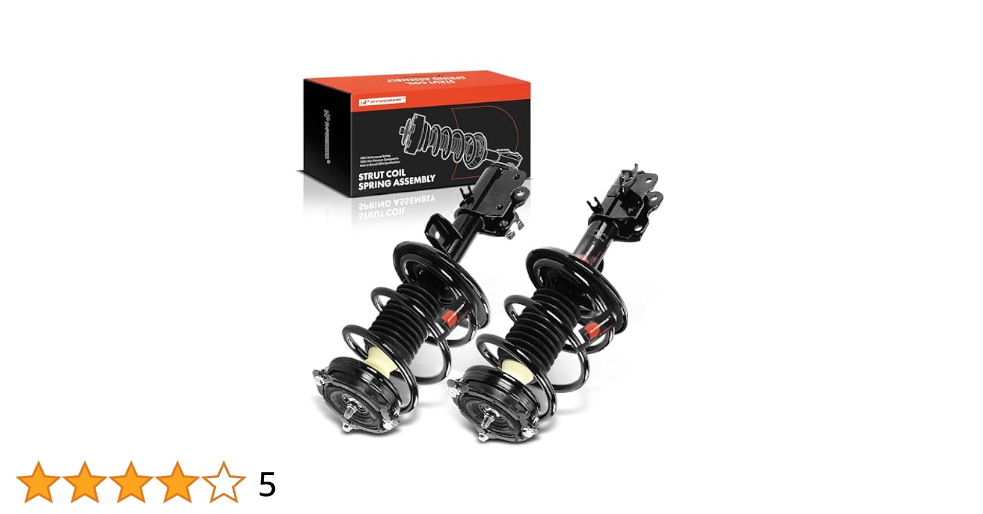 Amazon.com: A-Premium Front Pair (2) Complete Strut and Coil