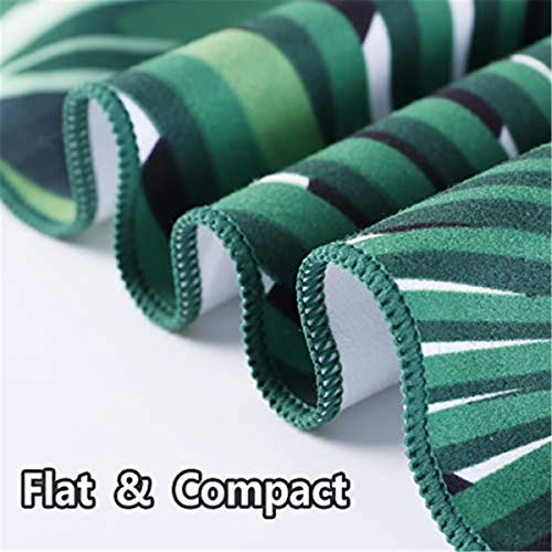 Tropical Microfiber Pool Sandproof Beach Towel Blanket - Quick Fast Dry Sand Free Proof Outdoor Camping Travel Rack Swim Micro Fiber Thin Yoga Mat Personalized Girls Women Men Adults Hawaii Palm #TOP2