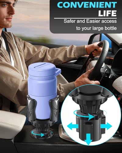 Portavasos Expansible para Carro con Adaptador Ajustable miniatura 2