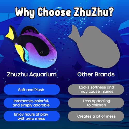 ZhuZhu Aquarium Submarine + Motorized Fish Toy (Blue Tang) - image 5