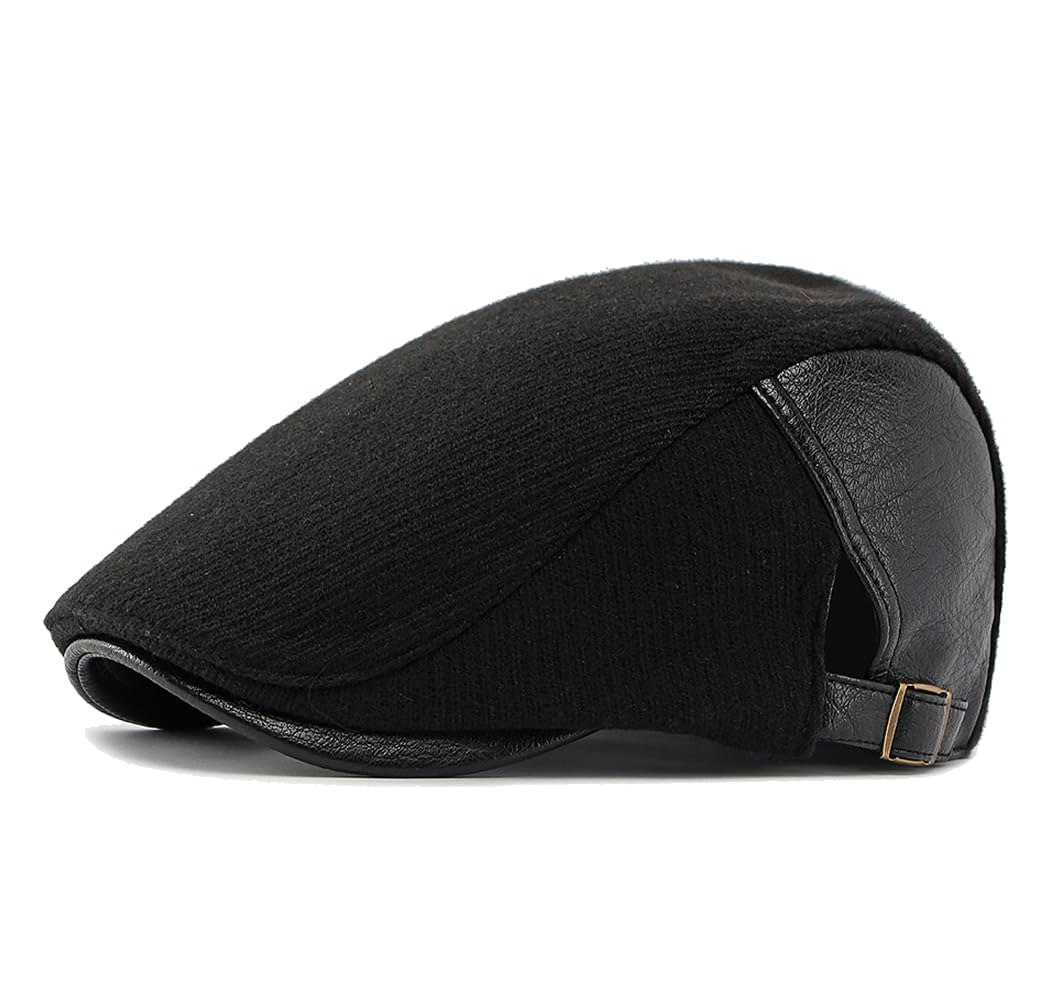 Cotton Newsboy Cap,Breathable Ivy Gatsby Cabbie Beret Hat for Men's Women Driving Hunting Golf