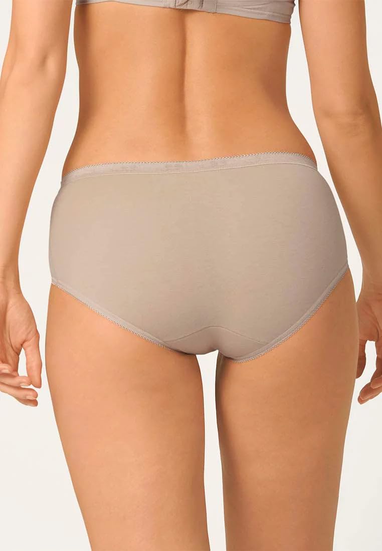 Sloggi Basic Midi 8-teiliges Damen-Baumwoll-Slip-Set Basic+ Damen-Unterwäsche Midi-Slips B24