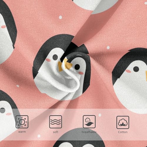 Wusikd Cartoon Penguin Girls' Underwear Cotton Girls Briefs Soft Toddler Underwear 8T Multi3