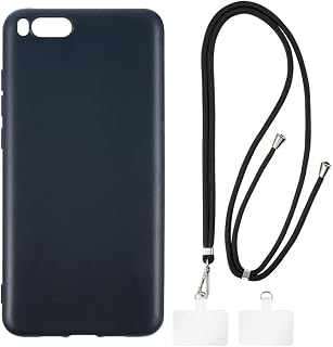 Shantime Capa para Xiaomi Mi Note 3 + Cordões universais para celular, pescoço/alça macia de silicone TPU capa amortecedora para Xiaomi Mi Note 3 (5,5 polegadas)