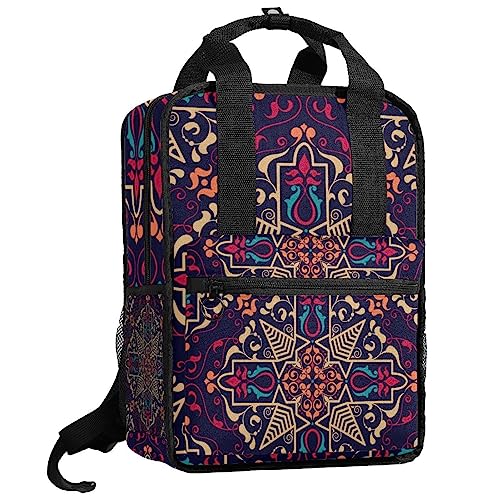 Sac à dos garçon ethnique vintage idéal pour les activités extra-scolaires et voyages